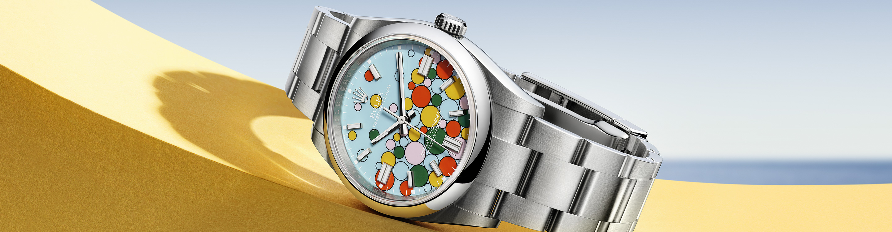 Rolex Oyster Perpetual in Edelstahl Oystersteel, M124200-0003 