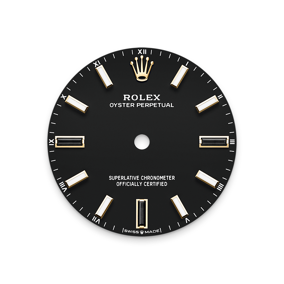 Schwarzes Zifferblatt