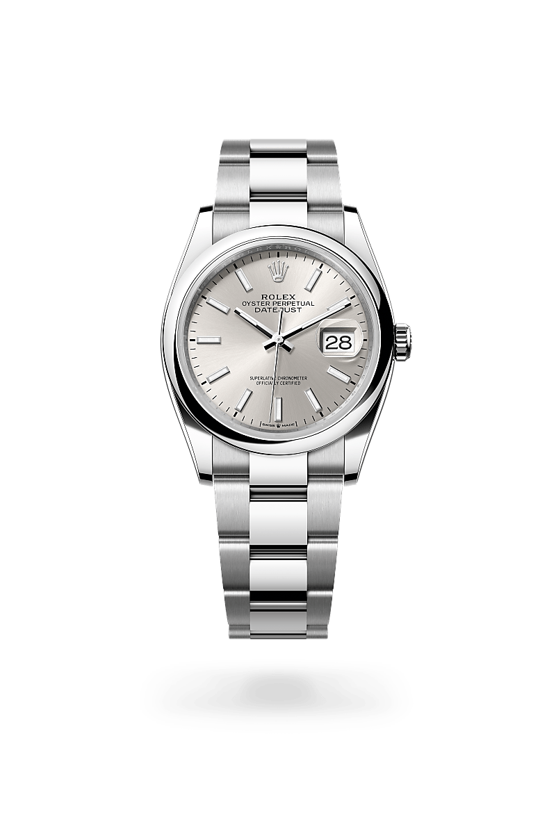 Rolex Datejust 36 Herrenuhr (M126200-0002) Oyster, 36 mm, Edelstahl Oystersteel
