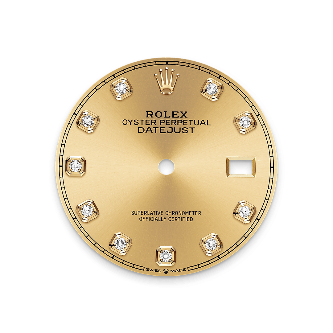 Champagner­farbenes Zifferblatt