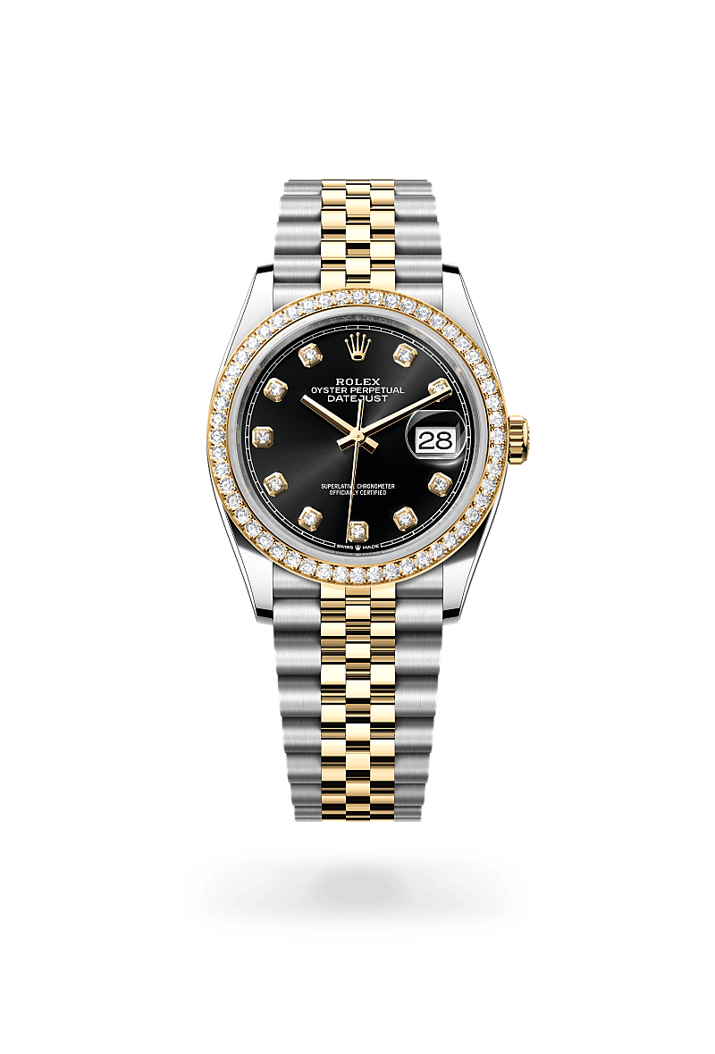 Rolex Datejust 36 Herrenuhr (M126283RBR-0007) Oyster, 36 mm, Edelstahl Oystersteel und Gelbgold mit Diamanten