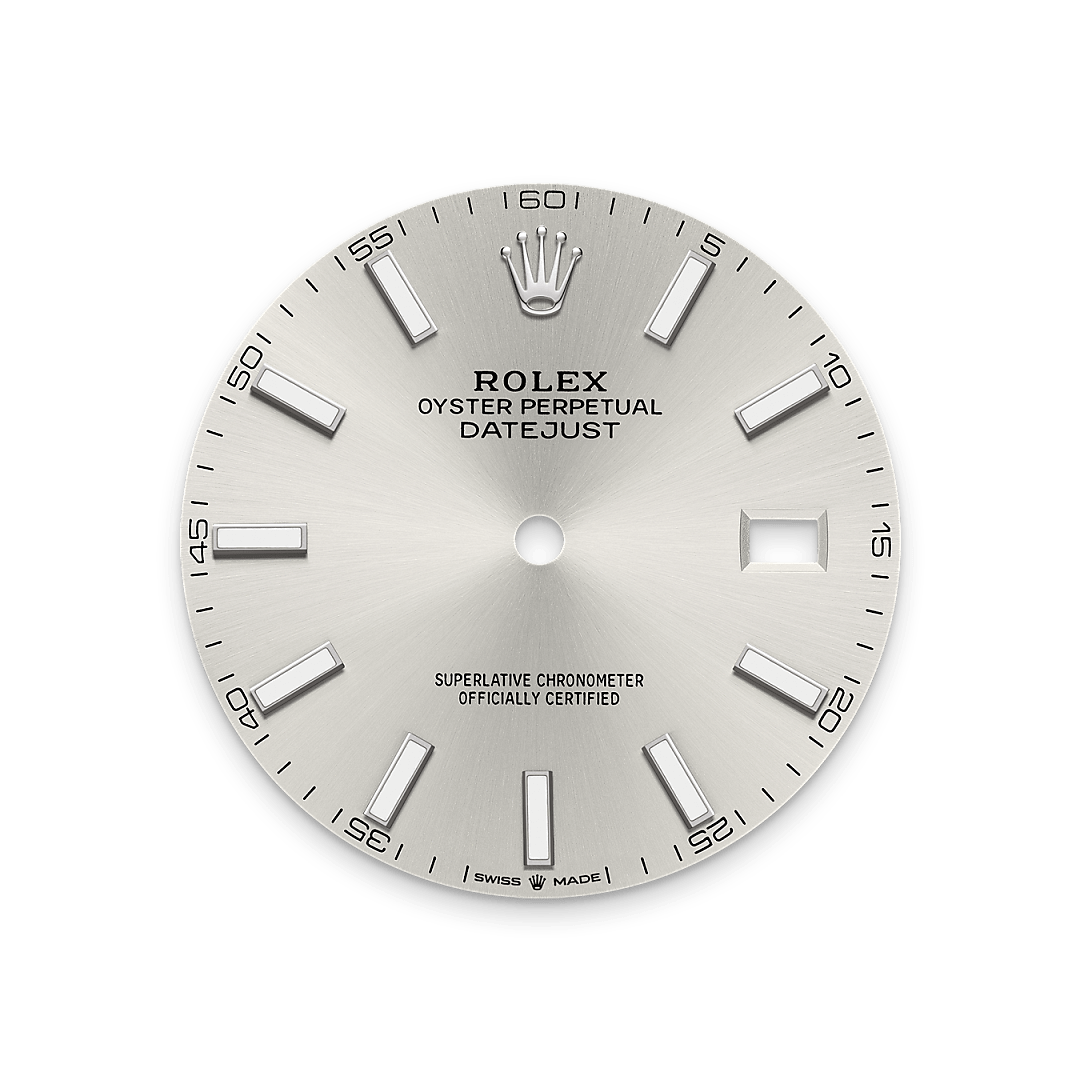 Silbernes Zifferblatt