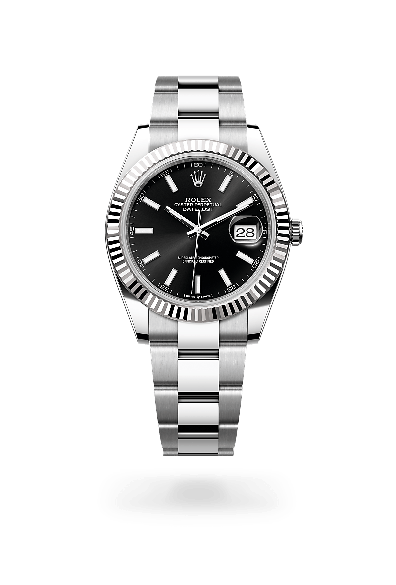 Rolex Datejust 41 Herrenuhr (M126334-0017) Oyster, 41 mm, Edelstahl Oystersteel und Weißgold