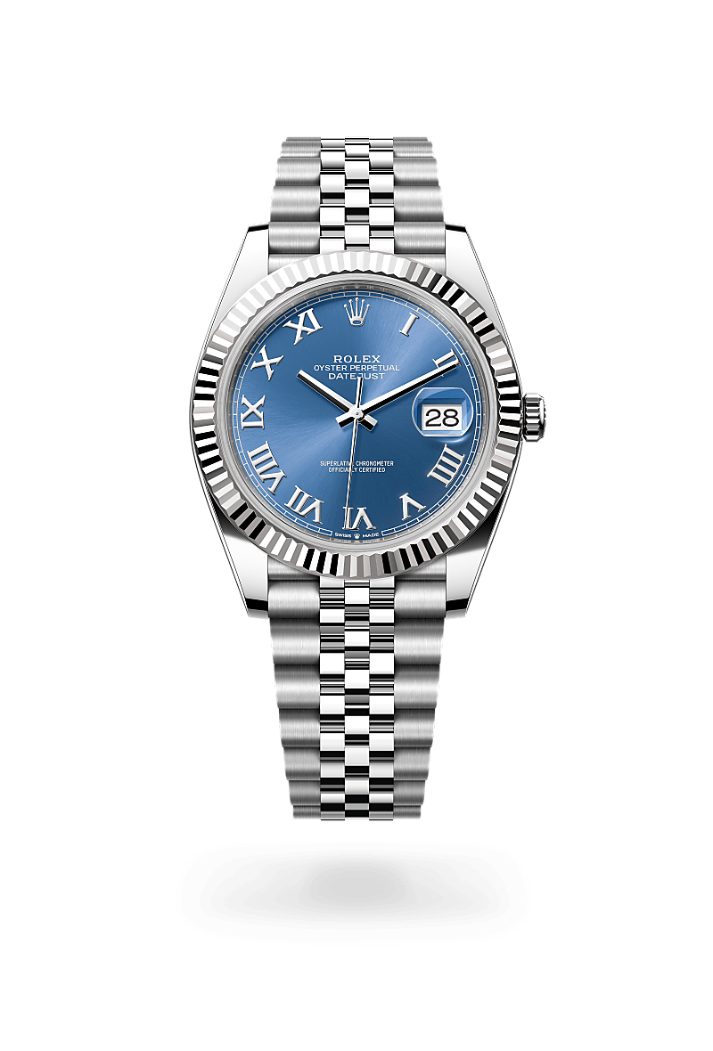 Rolex Datejust 41 Herrenuhr (M126334-0026) Oyster, 41 mm, Edelstahl Oystersteel und Weißgold
