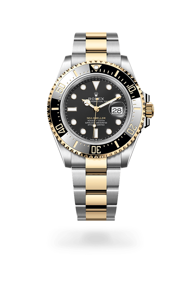 Rolex Sea-Dweller Herrenuhr (M126603-0001) Oyster, 43 mm, Edelstahl Oystersteel und Gelbgold
