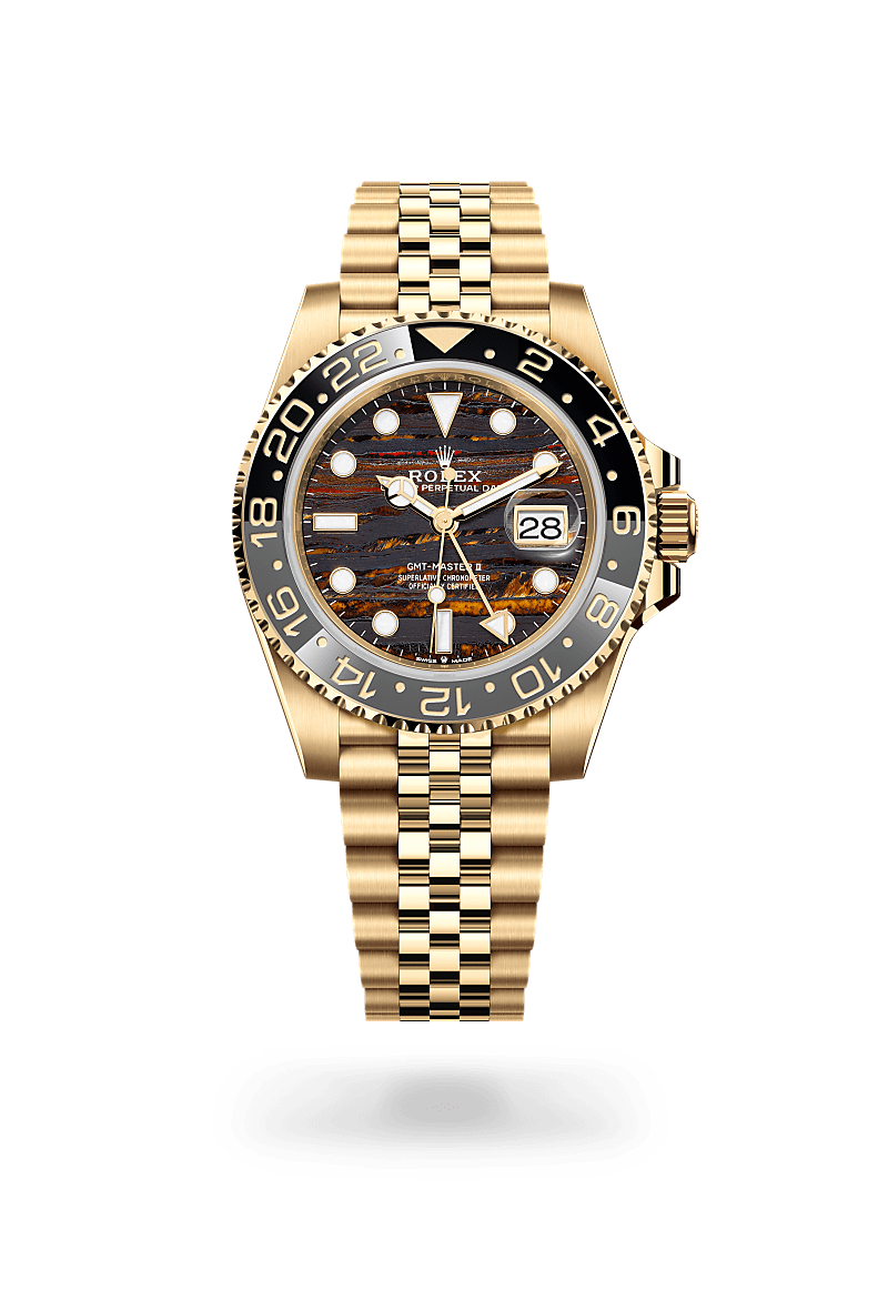 Rolex GMT-Master II Herrenuhr (M126718GRNR-0002) Oyster, 40 mm, Gelbgold