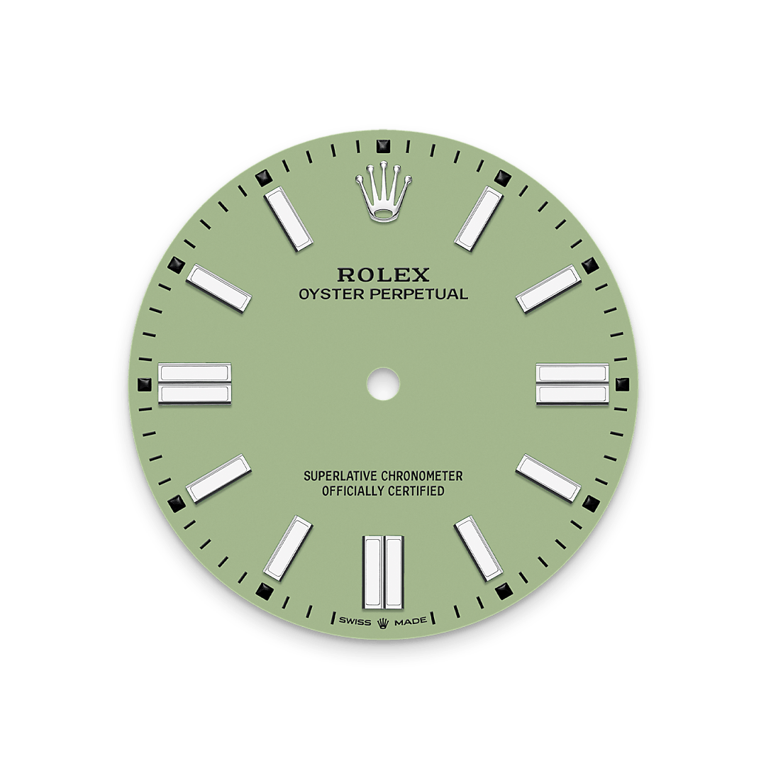 Zifferblatt in Pistachio