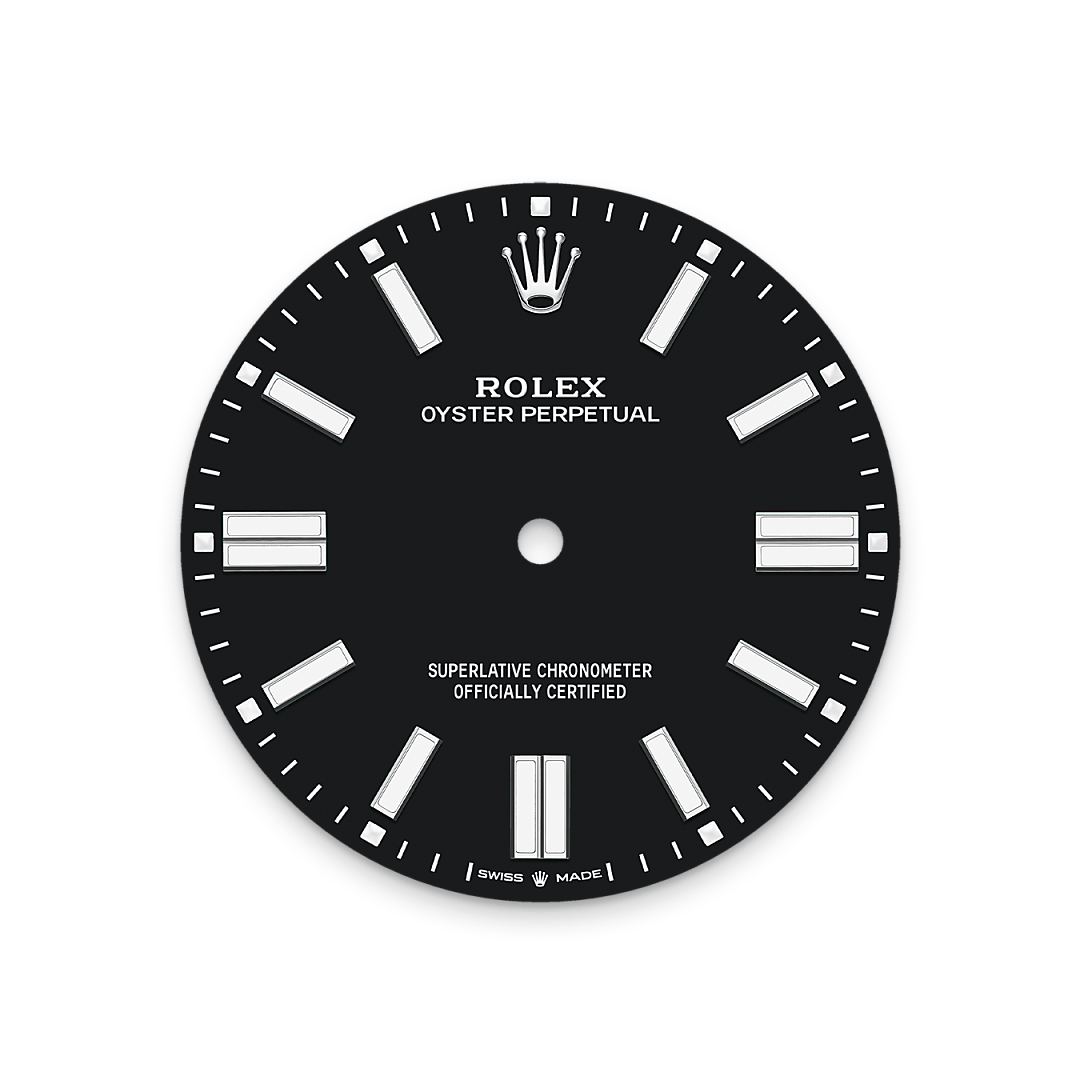 Schwarzes Zifferblatt