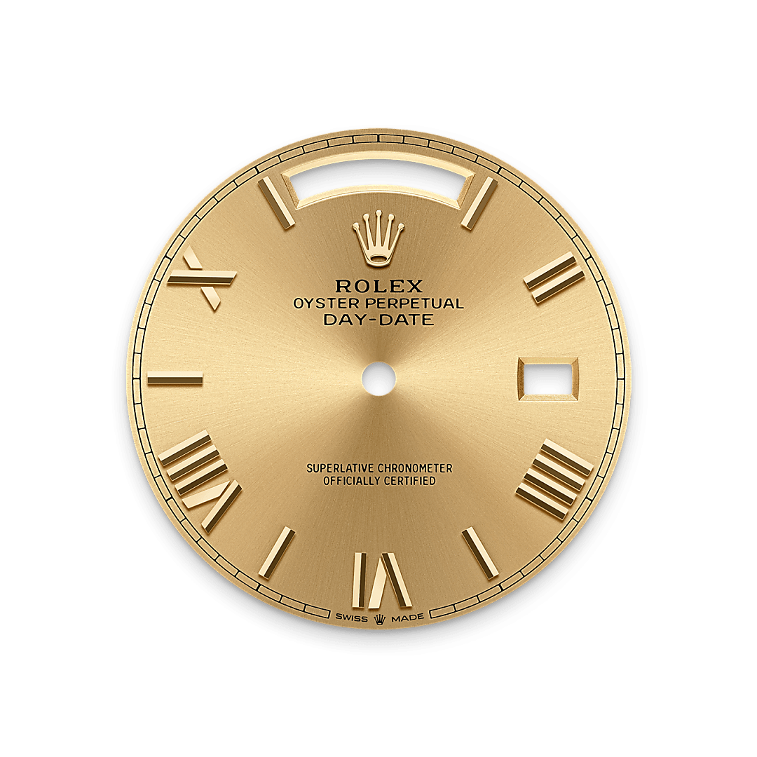 Champagner­farbenes Zifferblatt