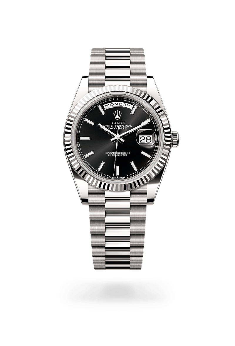 Rolex Day-Date 40 Herrenuhr (M228239-0004) Oyster, 40 mm, Weißgold