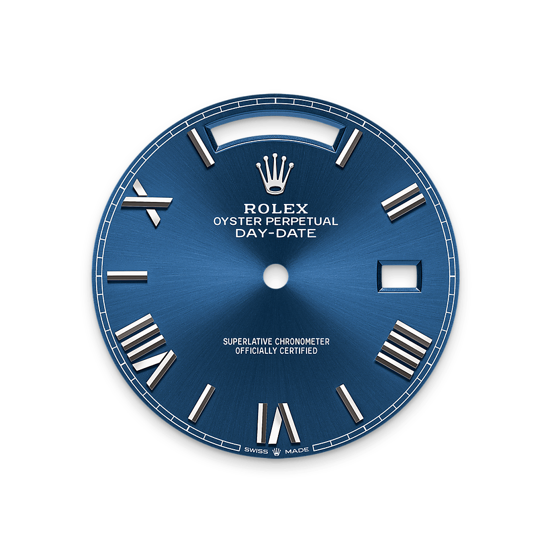 Strahlend blaues Zifferblatt