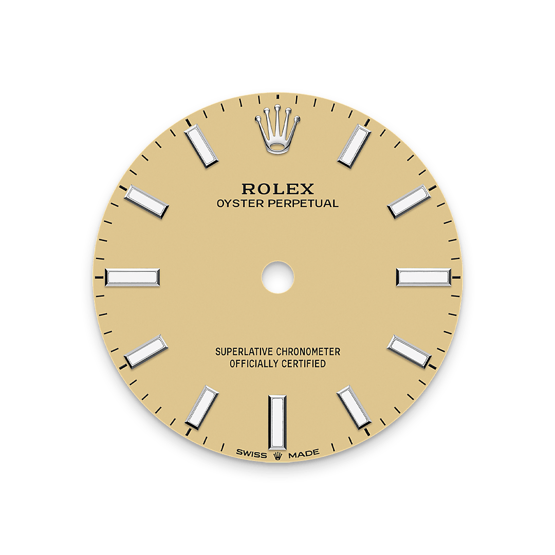 Zifferblatt in Beige