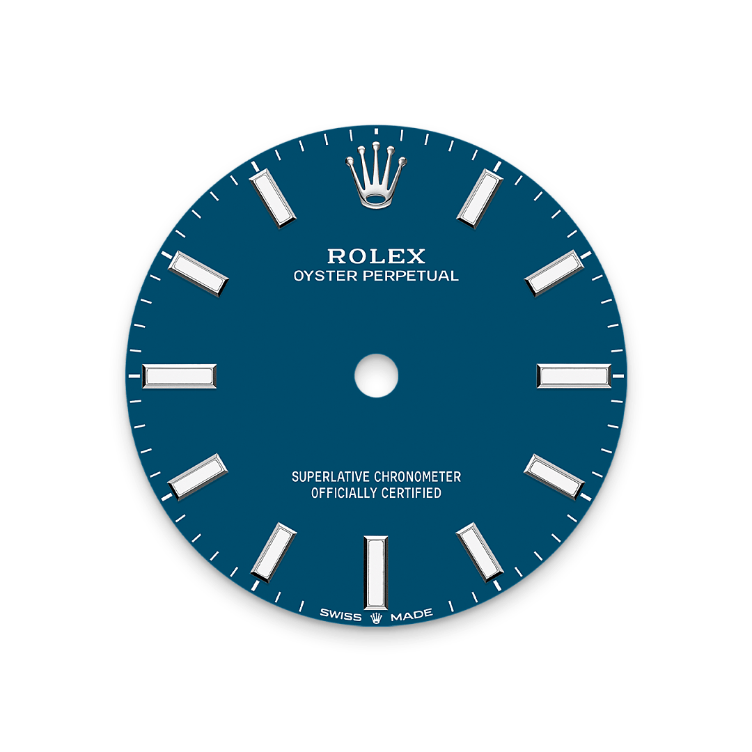 Zifferblatt in Med blue