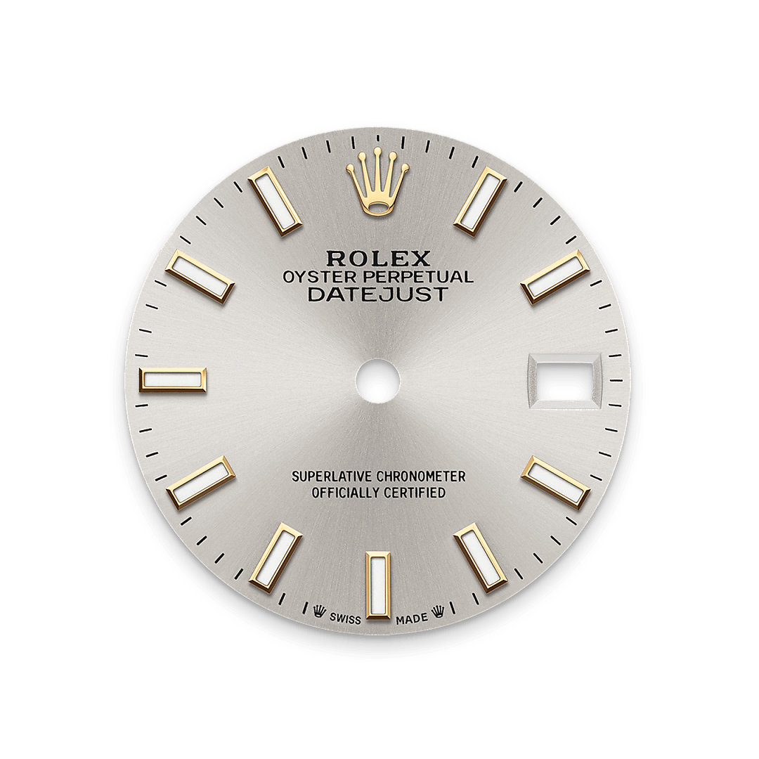 Silbernes Zifferblatt