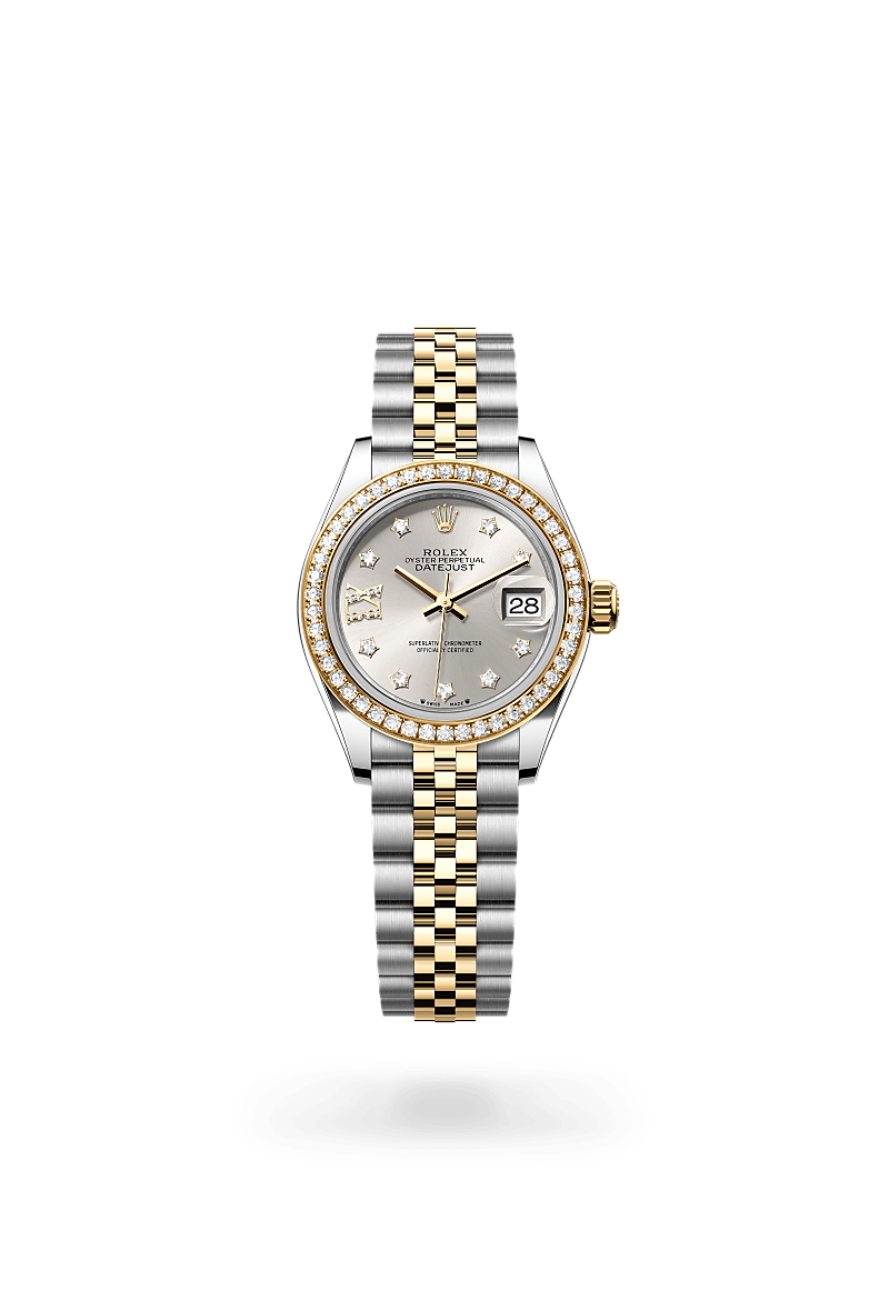 Rolex Lady-Datejust M279383RBR-0003 Herrenuhr - Oyster, 28 mm, Edelstahl Oystersteel und Gelbgold mit Diamanten 